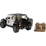 bruder Véhicule Miniature - Jeep Wrangler Unlimited Rubicon Police Avec Policier, Modèle réduit de voiture 2526