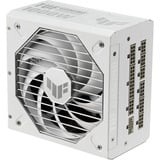 ASUS TUF Gaming Gold White Edition alimentation modulaire 1000 watt Blanc, 1x 12V-2x6, 4x PCIe, 1000 W, 100 - 240 V, Actif, 130 W, 1000 W, 130 W