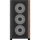 Aerocool D301A Mini Tower Noir, Bois, boîtier pc Noir | 1x USB-A | 1x USB-C | RGB