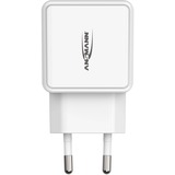 Ansmann HC212 Blanc Intérieure, Chargeur Blanc, Intérieure, Secteur, 5 V, Blanc