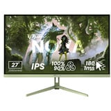 Arozzi Nova 27T2K180 27" Moniteur gaming Vert, 2x DisplayPort, 2x HDMI, 180 Hz