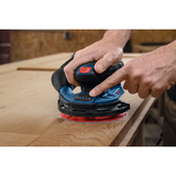 Bosch Ponceuse excentrique sans fil GEX 12V-150-3 Professional solo, 12 Volts, Ponceuse orbitale Bleu/Noir