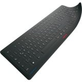 CHERRY 61510017 Couvercle pour clavier, Film de protection Noir, Couvercle pour clavier, Silicone, 463 mm, 164 mm, 100 g, Noir