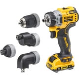 DEWALT Perceuse-visseuse sans fil DCD703L2T, 12Volt, Perceuse/visseuse Jaune/Noir