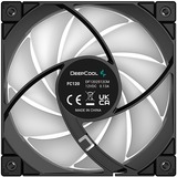 DeepCool FC120 RGB, Ventilateur de boîtier Noir, Connecteur de ventilateur PWM à 4 broches