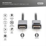 Digitus Câble adaptateur DisplayPort > HDMI, UHD 4K Noir