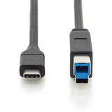 Digitus Câble de connexion USB 3.2 Gen 1 USB-C > USB-B Noir