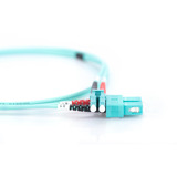 Digitus Câble de raccordement LWL, duplex, connecteur LC > SC, multimode OM3 Turquoise