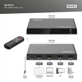 Digitus Commutateur HDMI 8K 3x1, Switch HDMI 