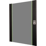 Digitus Porte avant en verre pour armoire murale 19" 16U série Unique, Panneau avant Noir