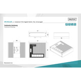Digitus Réseau Ethernet Gigabit 5 ports, Switch Noir