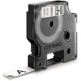 Dymo D1 Étiquettes résistantes | 12mm x 5,5m | impression en noir sur fond blanc | autocollantes étiquettes authentiques pour étiqueteuses LabelManager, Ruban 5m | impression en noir sur fond blanc | autocollantes étiquettes authentiques pour étiqueteuses LabelManager, Noir sur blanc, Multicolore, Vinyl, Belgique, -40 - 80 °C, DYMO