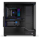 ENDORFY Fishtank 6000 Flex boîtier midi tower Noir | 2x USB-A | 1x USB-C | RGB | Verre Trempé