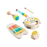 Fisher-Price Coffret musical avec instruments en bois pour les tout-petits, Jouets musique 