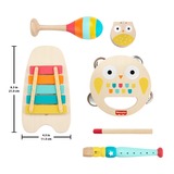 Fisher-Price Coffret musical avec instruments en bois pour les tout-petits, Jouets musique 