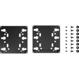 Fractal Design FD-A-BRKT-003 Compartiment pour ordinateur Universel Support de montage de disque dur, Cadre de montage Noir, Universel, Support de montage de disque dur, Acier, Noir, 2.5,3.5", 120 mm
