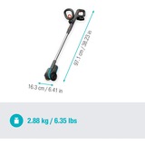 GARDENA EasyWeed brosse à désherber à batterie 1800/18V P4A set prêt à l'emploi, Désherbeur Gris/Turquoise, Batterie et chargeur inclus, POWER FOR ALL ALLIANCE