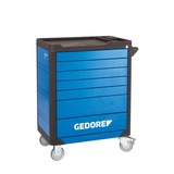 GEDORE workster highline WHL-L7-TS-147, Chariot à outils Bleu/Noir