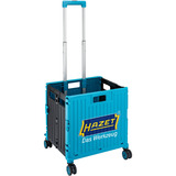 Hazet CHARIOT DE SHOPPING avec logo HAZET, Valise à roulettes Bleu clair/Noir