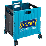 Hazet CHARIOT DE SHOPPING avec logo HAZET, Valise à roulettes Bleu clair/Noir