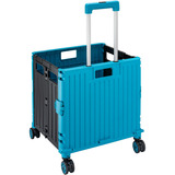 Hazet CHARIOT DE SHOPPING avec logo HAZET, Valise à roulettes Bleu clair/Noir