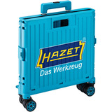Hazet CHARIOT DE SHOPPING avec logo HAZET, Valise à roulettes Bleu clair/Noir