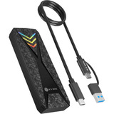 ICY BOX Spade Case 1805, Boîtier disque dur Noir