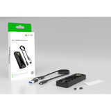 ICY BOX Spade Case 1805, Boîtier disque dur Noir