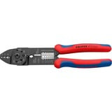 KNIPEX 97 21 215 C, Pince à sertir Rouge/Bleu