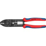 KNIPEX 97 21 215 C, Pince à sertir Rouge/Bleu