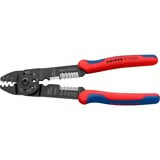 KNIPEX 97 21 215 C, Pince à sertir Rouge/Bleu