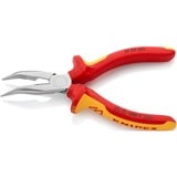 KNIPEX Pince demi-ronde avec tranchant 25 26 160 isolées par gaines bi-matière, certifiées VDE