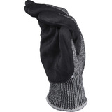 Makita Gants de travail, taille M (8), résistance à la coupure F/7 Noir/gris