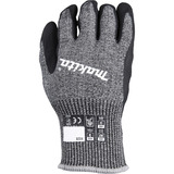 Makita Gants de travail, taille M (8), résistance à la coupure F/7 Noir/gris