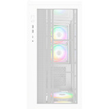 Montech  boîtier midi tower Blanc | 2x USB-A | 1x USB-C | RGB | Window