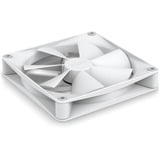 NZXT F140P PWM Airflow 140x140x26, Ventilateur de boîtier Blanc, Connexion PWM à 4 broches