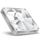 NZXT F140P PWM Airflow 140x140x26, Ventilateur de boîtier Blanc, Connexion PWM à 4 broches