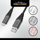 Otterbox Câble USB 2.0, connecteur USB-A > connecteur USB-C Noir