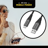 Otterbox Câble USB 2.0, connecteur USB-A > connecteur USB-C Noir