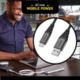 Otterbox Câble USB 2.0, connecteur USB-A > connecteur USB-C Noir