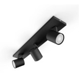 Philips Hue Spot triple White Ambiance Runner, Lumière LED Noir