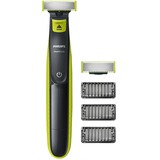 Philips OneBlade, taillez, stylisez, rasez, quelle que soit la longueur, Tondeuse à barbe Vert clair/gris foncé, taillez, stylisez, rasez, quelle que soit la longueur, Batterie, Vert, Gris