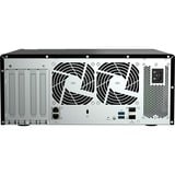 QNAP TS-h1290FX NAS Tower EPYC 7232P 64 Go DDR4 0 To QuTS hero Noir NAS, Tower, EPYC, 7232P, 64 Go, DDR4