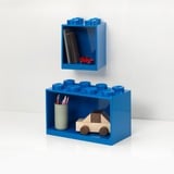 Room Copenhagen LEGO Regal Brick Shelf 8+4, Set, Étagère Bleu