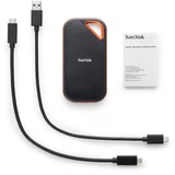 SanDisk Extreme PRO 4000 Go Noir, Orange SSD externe Noir/Orange, 4000 Go, USB Type-C, 3.2 Gen 2 (3.1 Gen 2), 2000 Mo/s, Noir, Orange