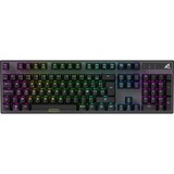 Sharkoon SKILLER SGK20 RGB clavier gaming mécanique Noir, Layout BE (AZERTY), Huano Red, 100%