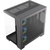 Silentware View A-RGB boîtier midi tower Noir | 2x USB-A | 1x USB-C | RGB | Verre Trempé