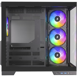Silentware View A-RGB boîtier midi tower Noir | 2x USB-A | 1x USB-C | RGB | Verre Trempé