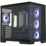 Silentware  boîtier midi tower Noir | 2x USB-A | 1x USB-C | RGB | Verre Trempé