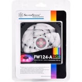 SilverStone SST-FW124-ARGB 120x120x15 ventilateur de boîtier Noir, 120 x 120 x 15 mm, PWM